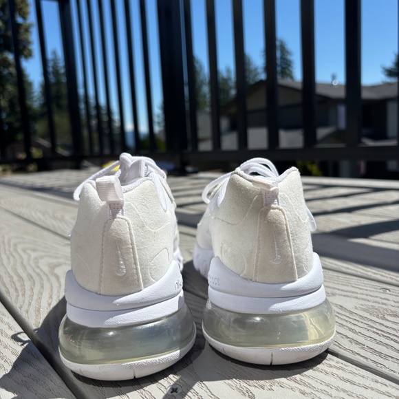 Nike Air Max 270 React Running Shoes Ivory BQ0103-100 Size 5Y Women's Size 6 - Picture 8 of 10